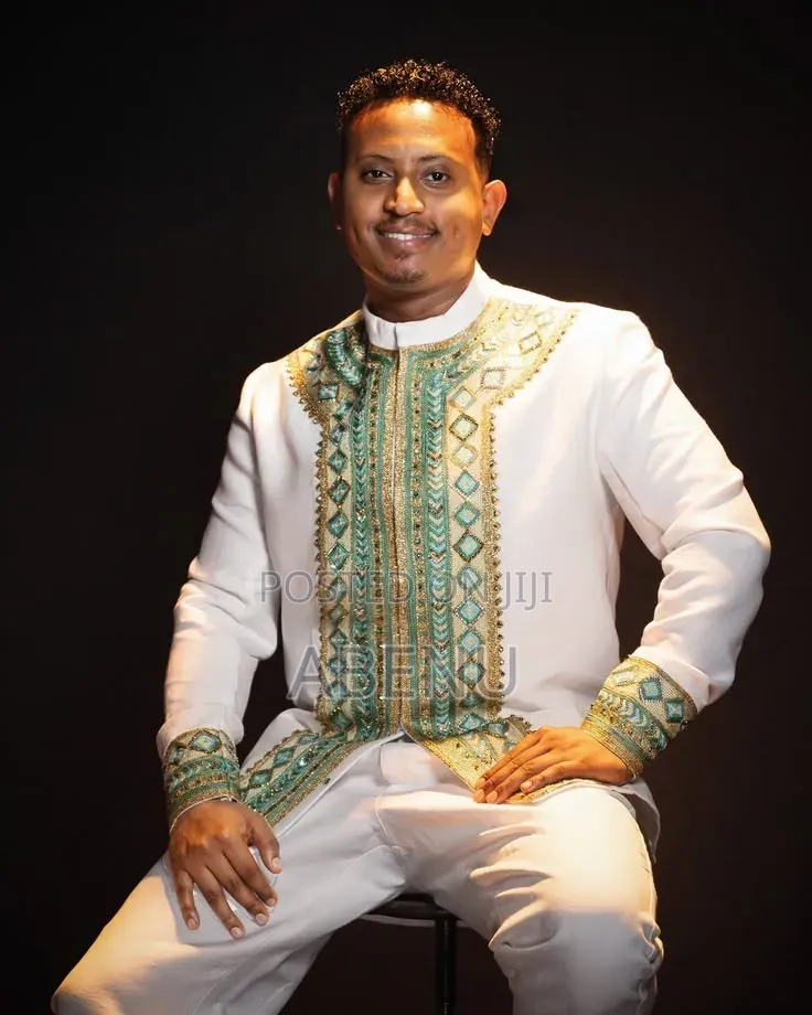 Elegant Ethiopian Men’s Habesha Traditional Wear