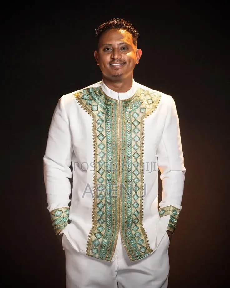 Elegant Ethiopian Men’s Habesha Traditional Wear