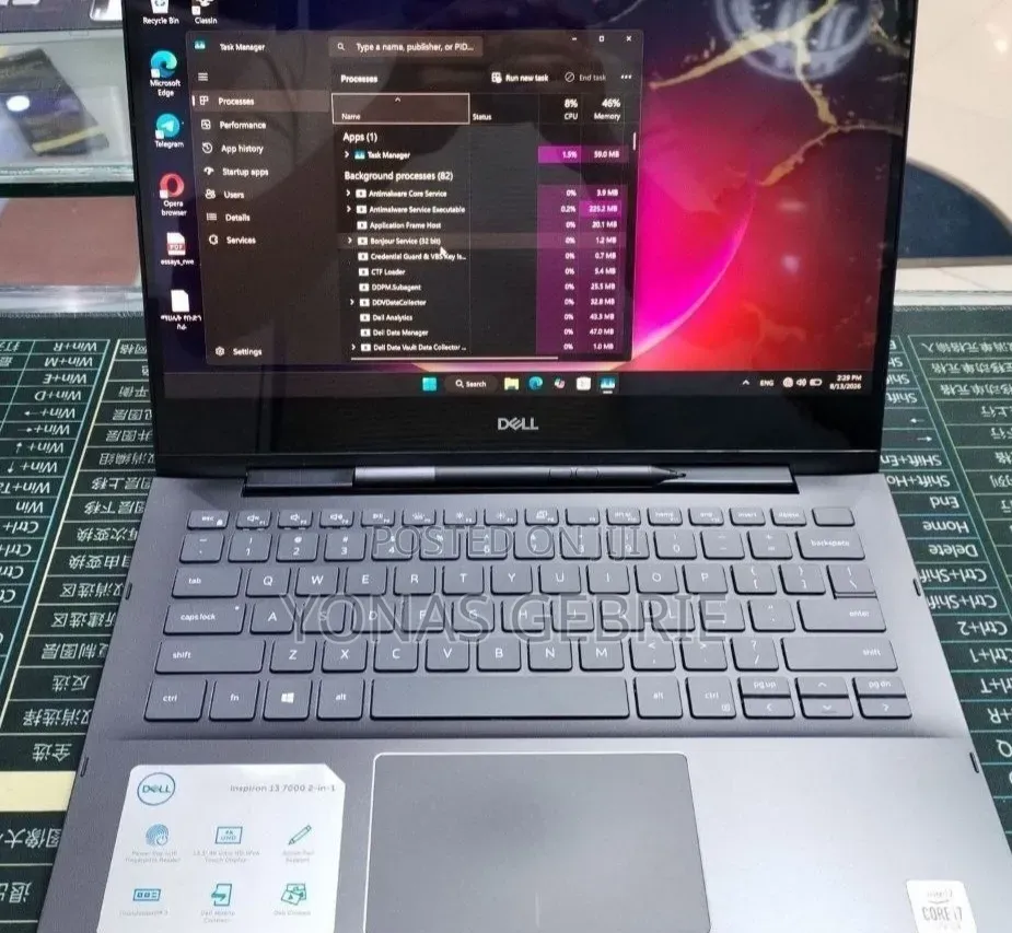 New Laptop Dell Inspiron 13 5391 16GB Intel Core i7 SSD 512GB