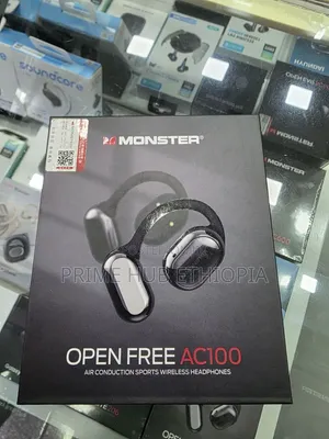 Monster Open Free AC100 Wireless Headphone 30 Hours Listening Time