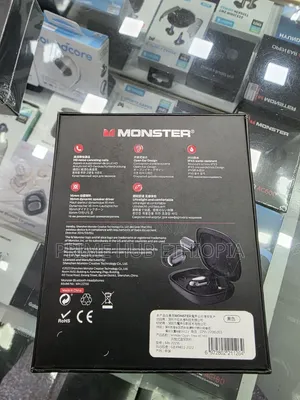 Monster Open Free AC100 Wireless Headphone 30 Hours Listening Time