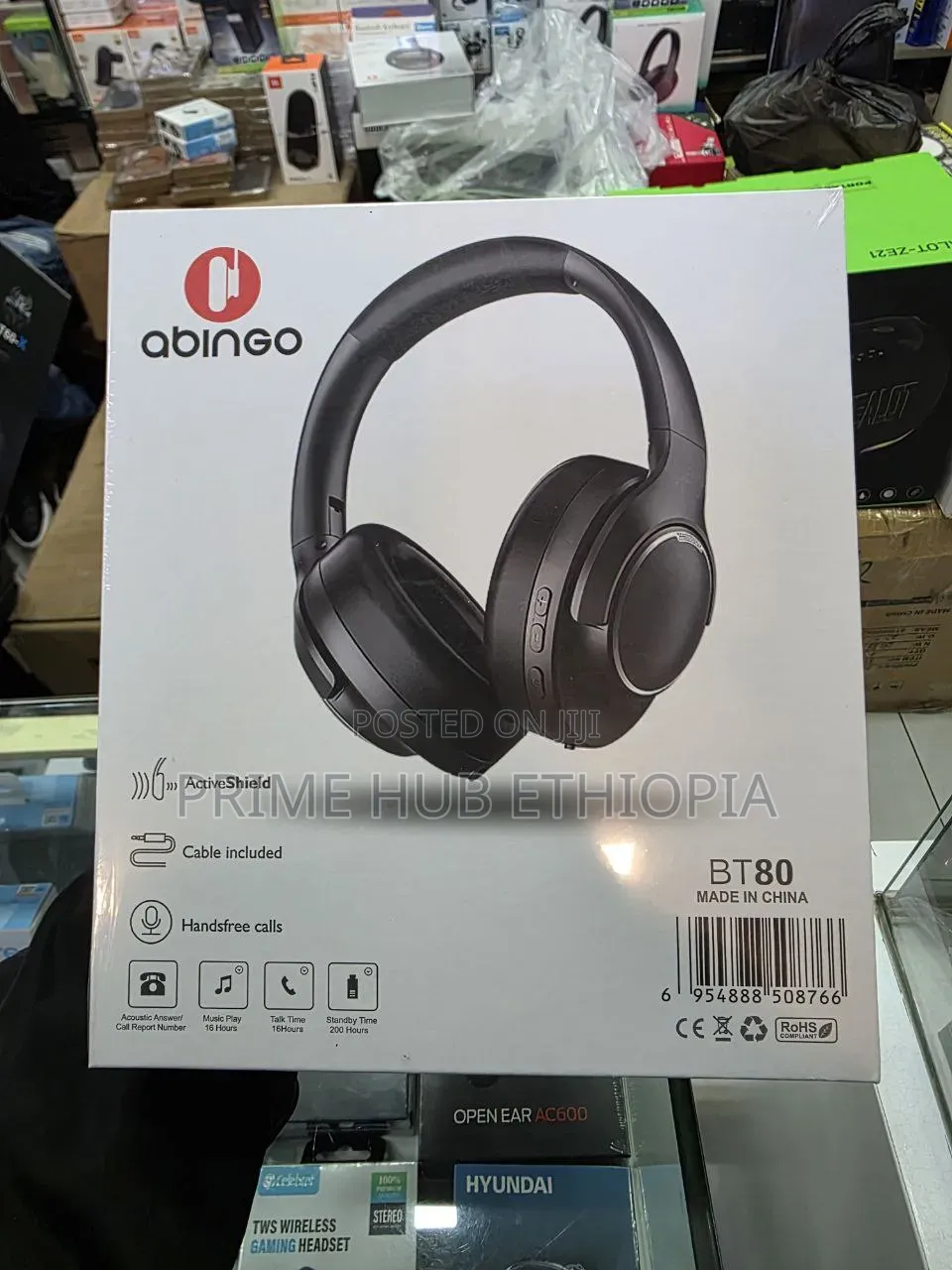 Abingo BT80 Over-Ear Headphones Comfortable Fit