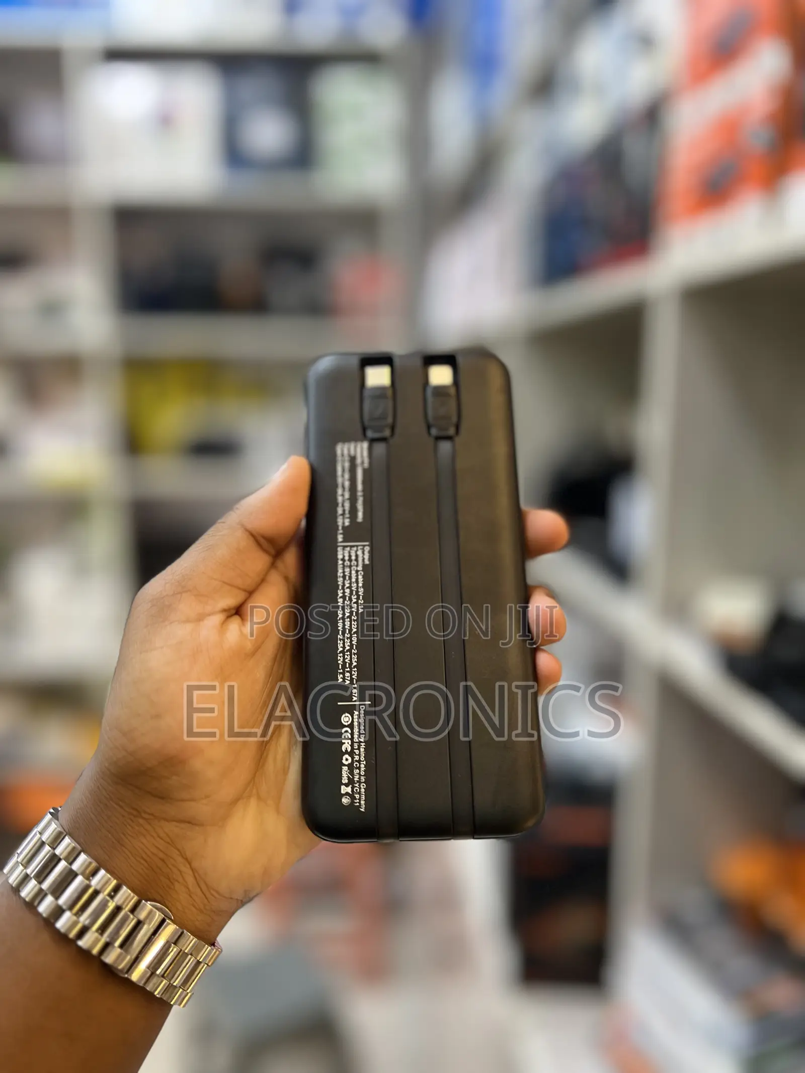 Power Bank 10000mAh Haino Teko 22.5W (Built-in Cable Digital)