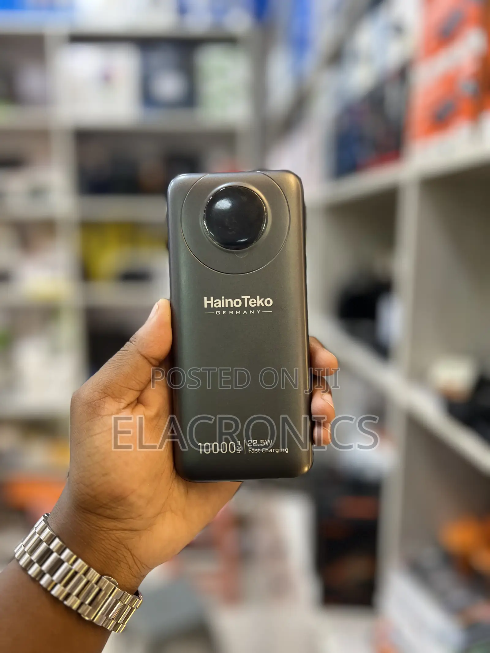 Power Bank 10000mAh Haino Teko 22.5W (Built-in Cable Digital)