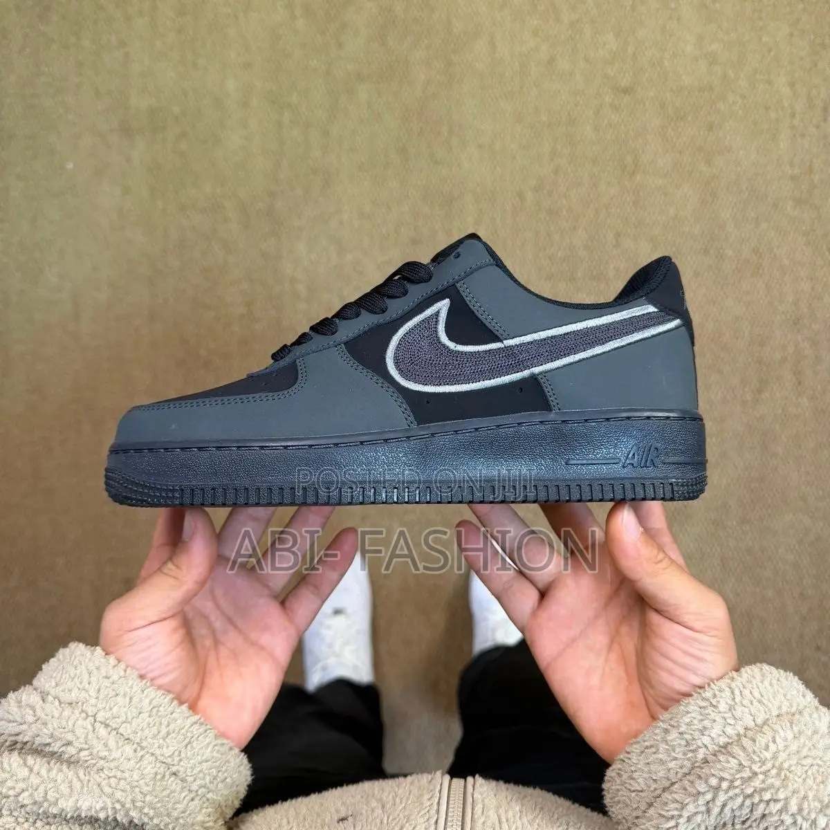 Nike Air Force 1 Low ’07 Black/Light Smoke Grey | New Arrival