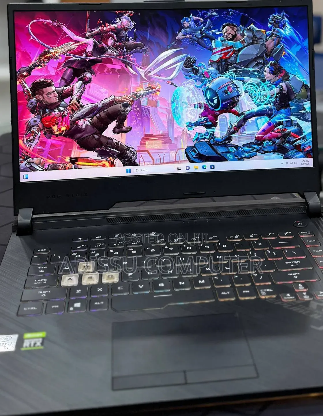 New Laptop Asus ROG Strix G15 16GB Intel Core i7 SSD 512GB