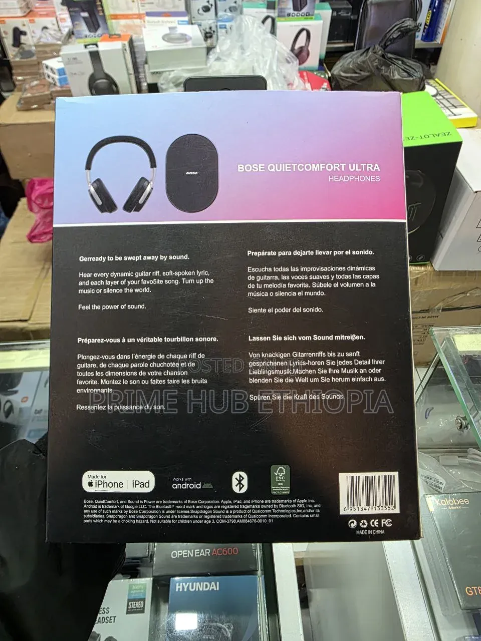 Bose QuietComfort Ultra Headphones Up to 24 Hours of Listening Time