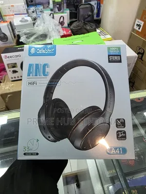Celebrat A41 ANC Headphones Up to 33 Hours of Music Time