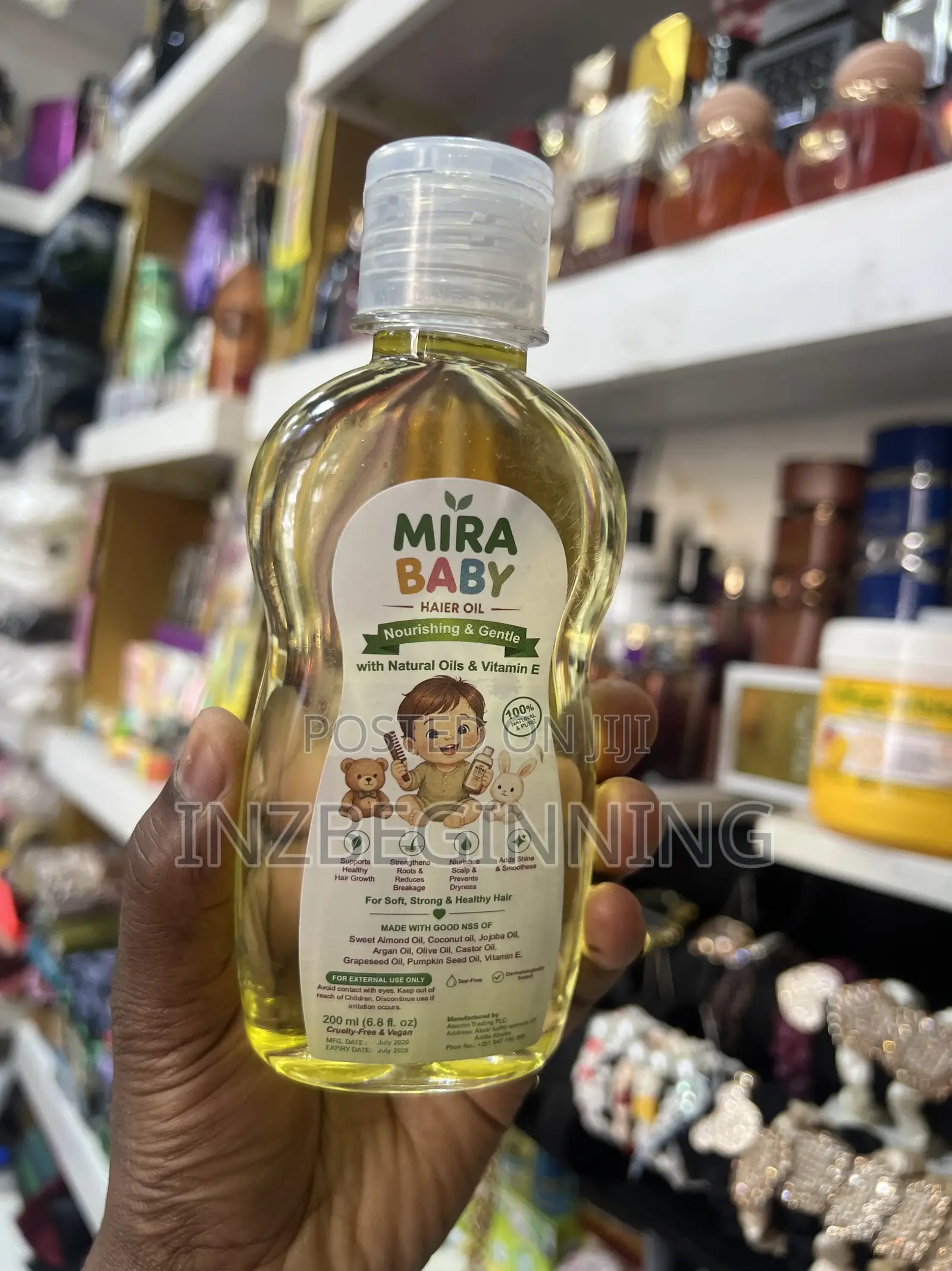 Original Mira Baby Haier Oil for Nourishing and Gentle With Natural Oi