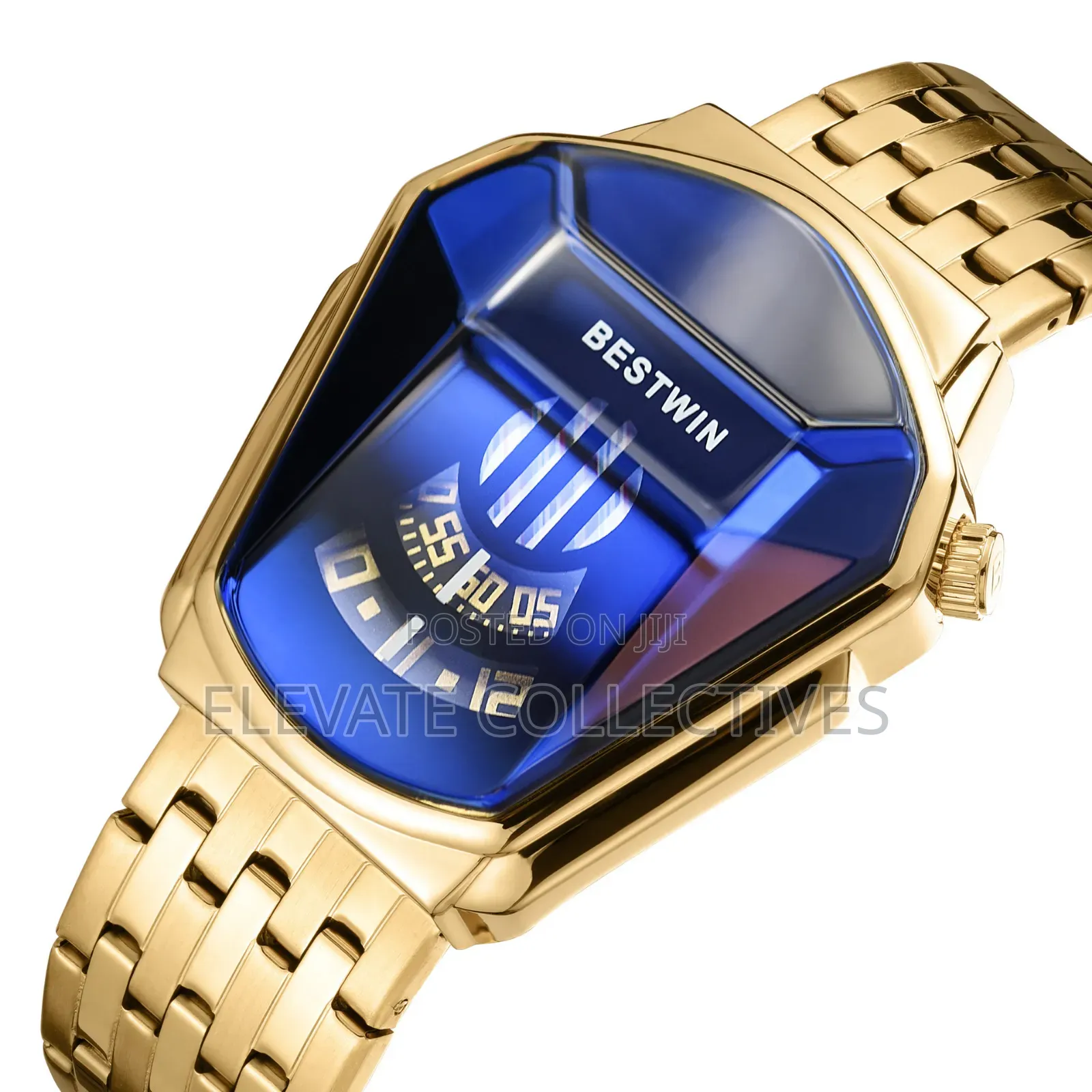 BESTWIN 6615 Luxury Quartz Watch – Super Cool Geometry Design