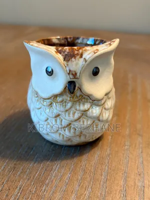 Ceramic Owl Mini Planter