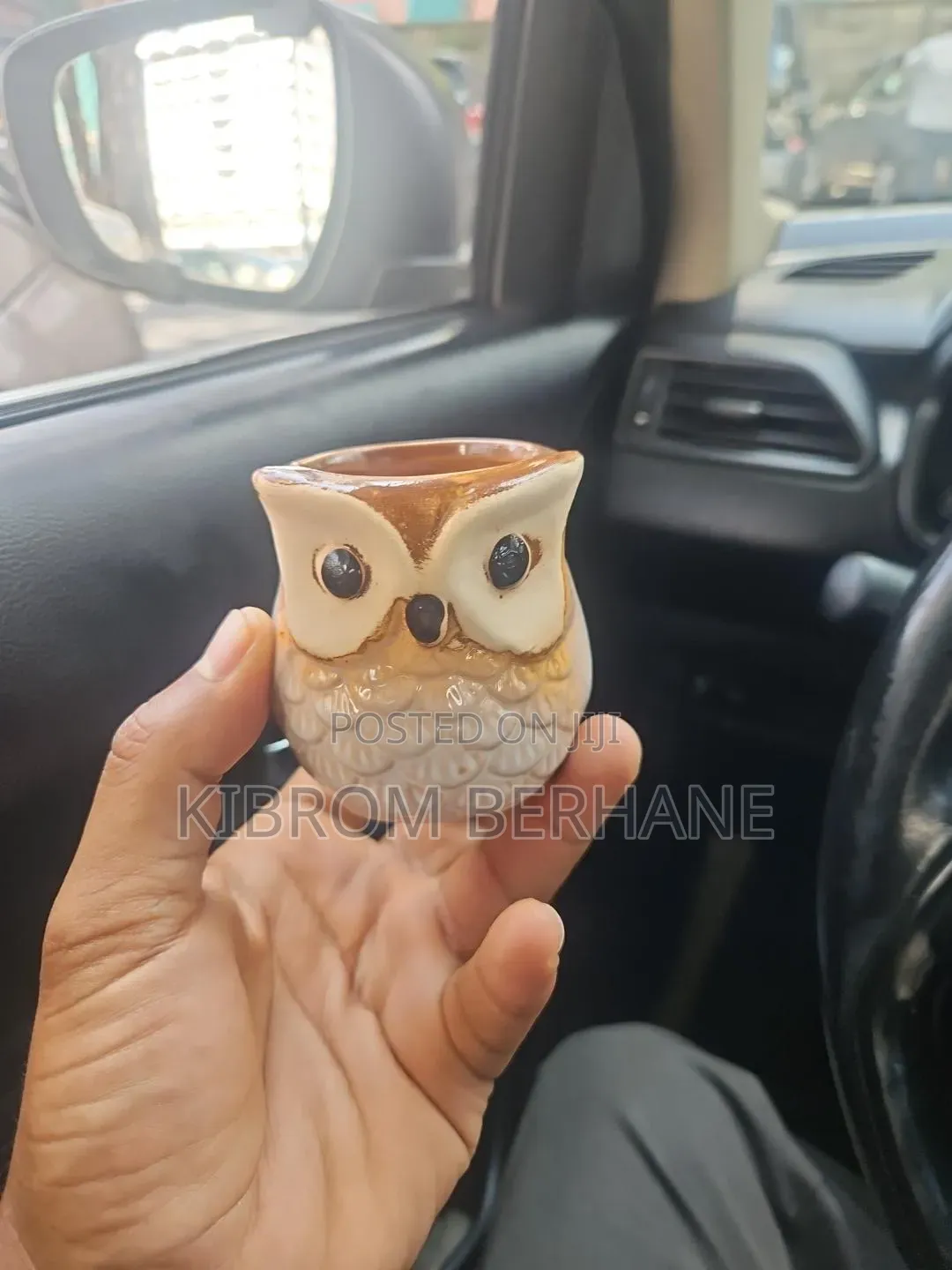 Ceramic Owl Mini Planter