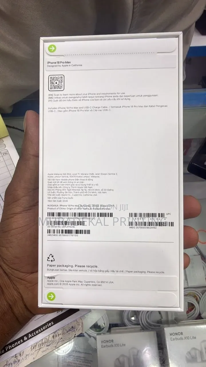 New Apple iPhone 18 Pro Max 256 GB