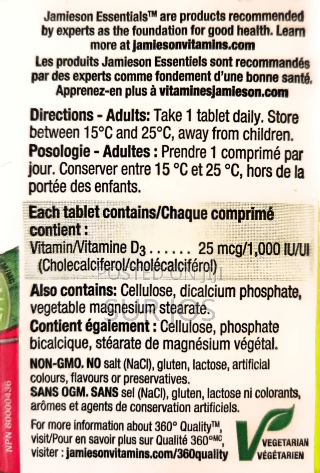 Jamieson Vitamin D3