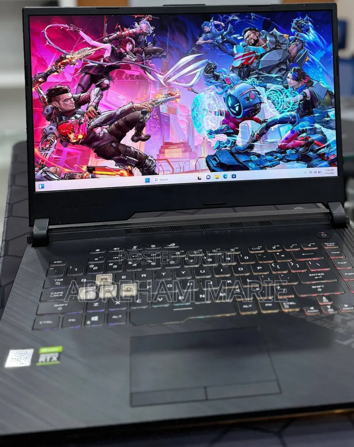 New Laptop Asus ROG Strix G15 16GB Intel Core i7 SSD 512GB