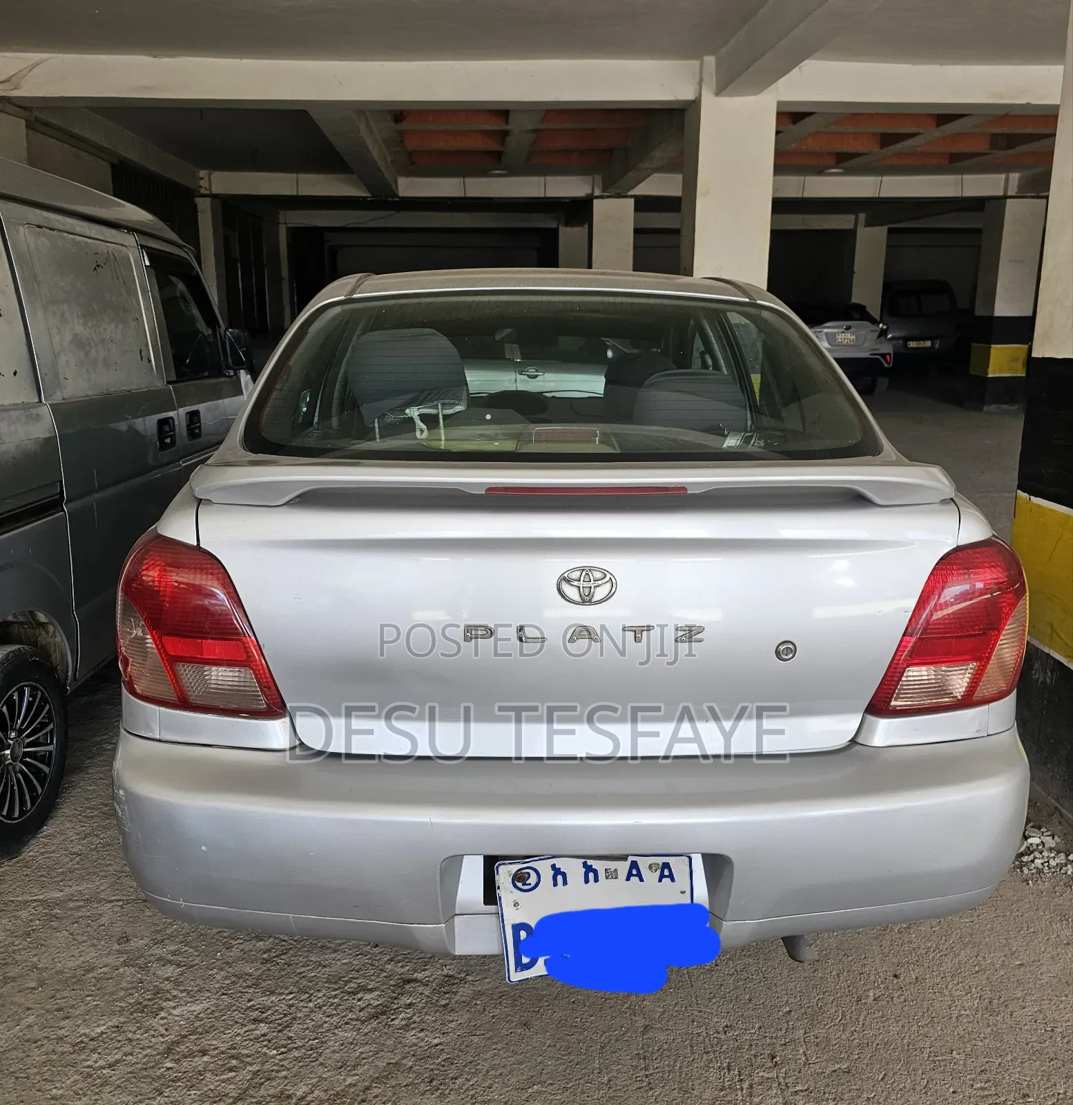 Toyota Platz 1.0 FWD 2001 Gray