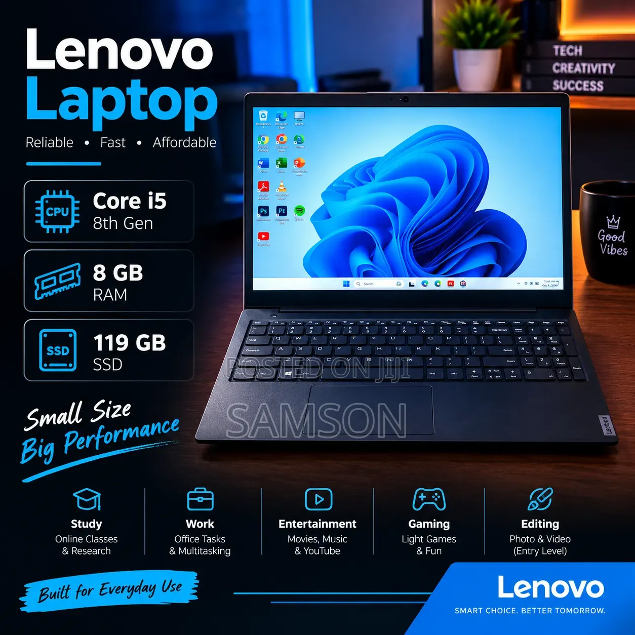 Laptop Lenovo IdeaPad S340 8GB Intel Core i5 SSD 160GB