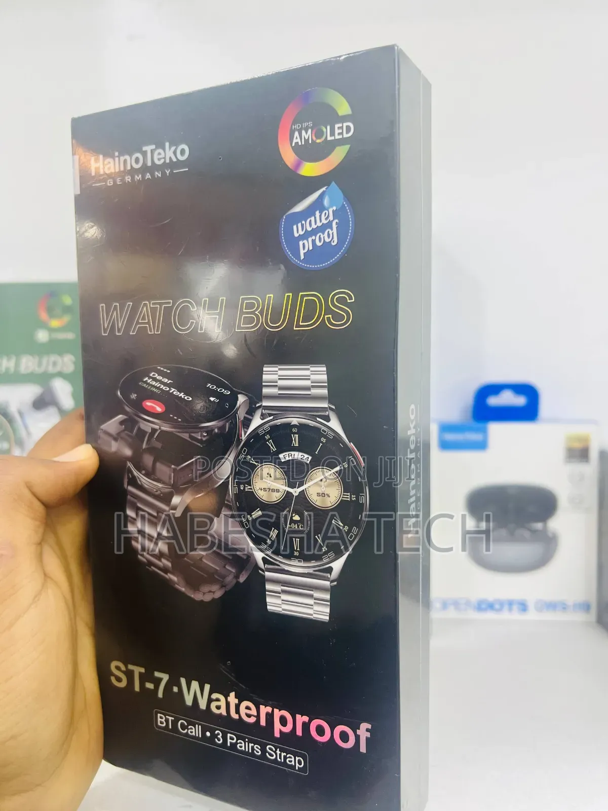 Smartwatch HainoTeko ST-7 Waterproof – With Airpod Wireless Set