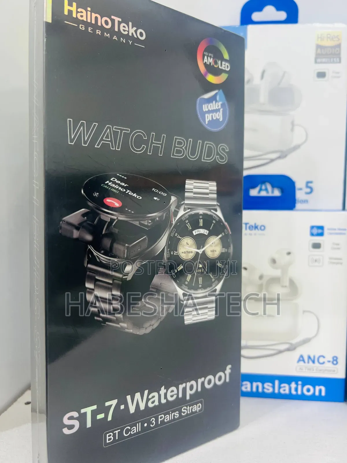 Smartwatch HainoTeko ST-7 Waterproof – With Airpod Wireless Set