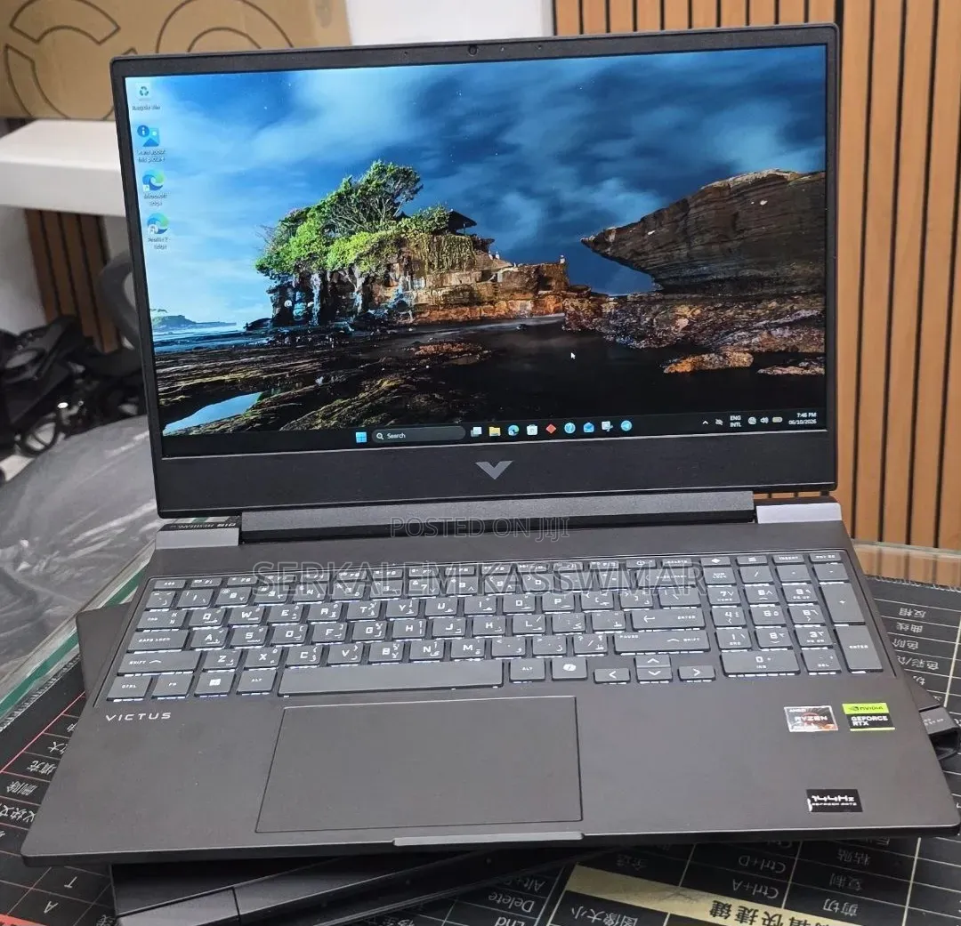 New Laptop HP Victus 15 8GB AMD Ryzen 5 SSD 512GB