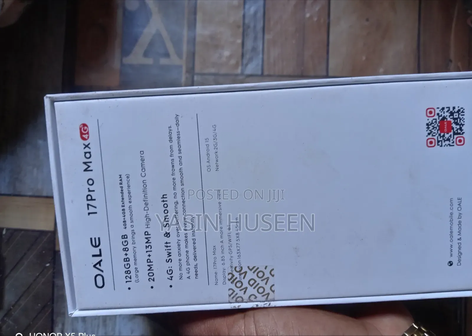 New Oale 17Pro Max 128 GB Black