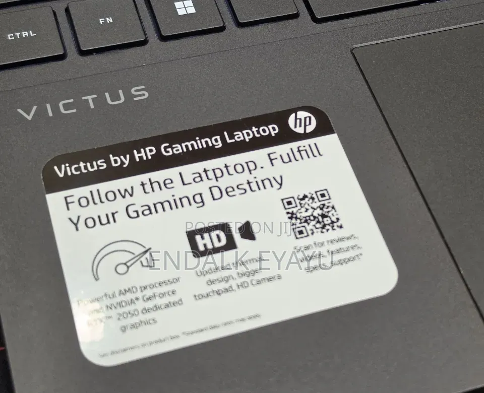 New Laptop HP Victus 15 8GB AMD Ryzen 5 SSD 512GB