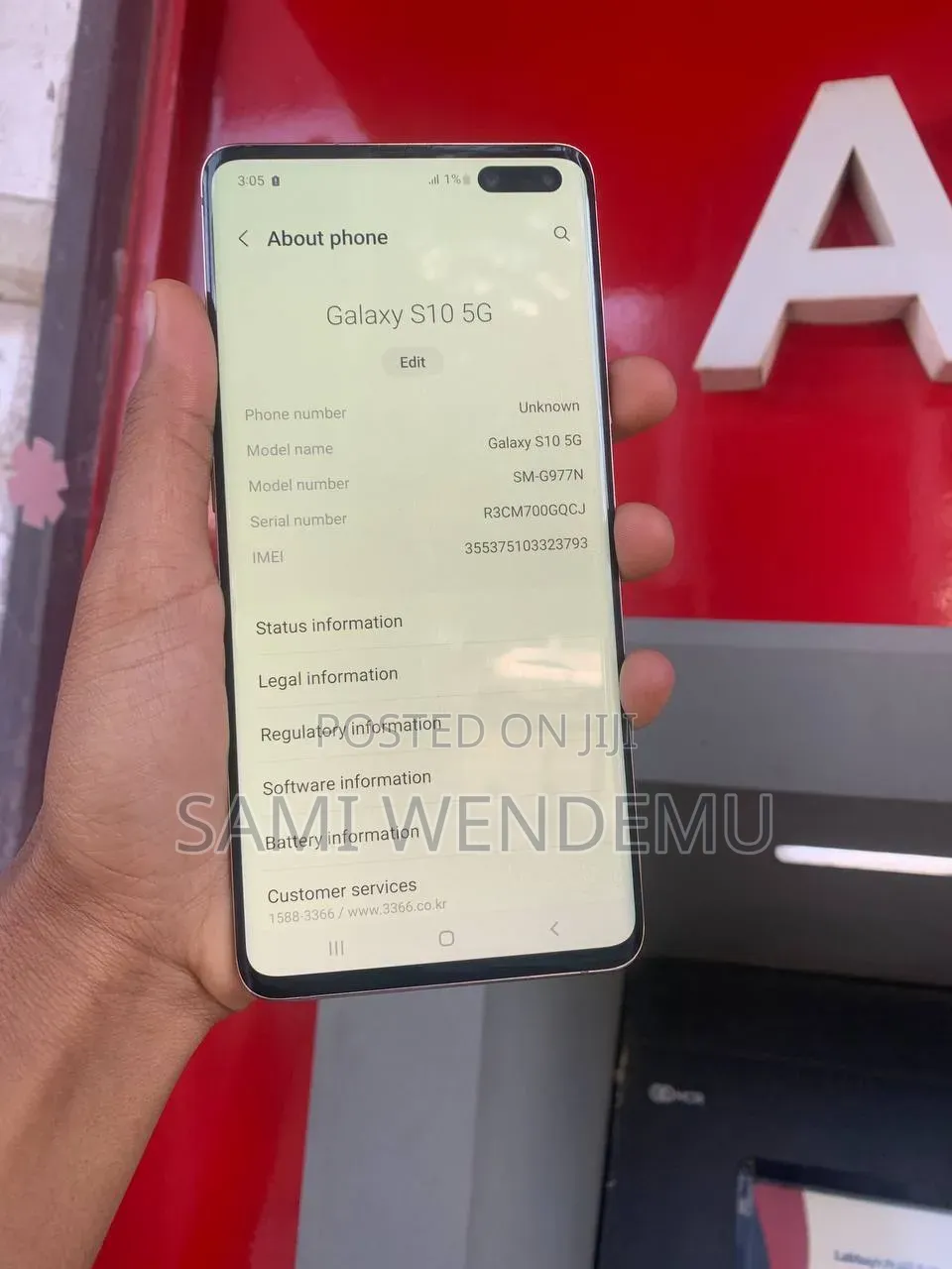 Samsung Galaxy S10 5G 256 GB