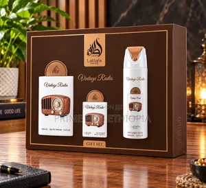 Lattafa Vintage Radio Gift Set