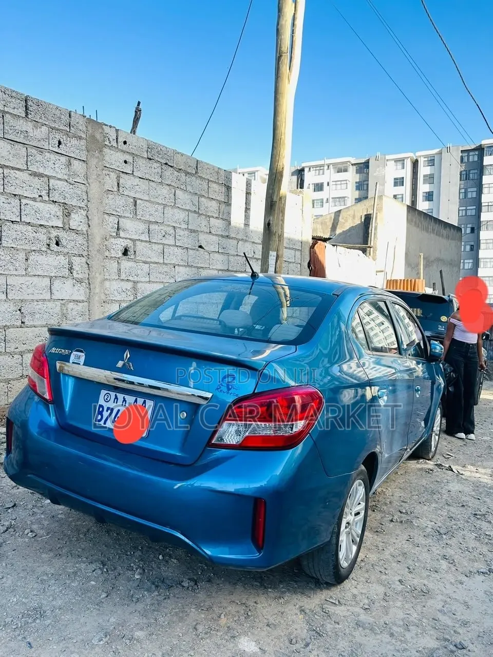 Mitsubishi Attrage 2020 Blue