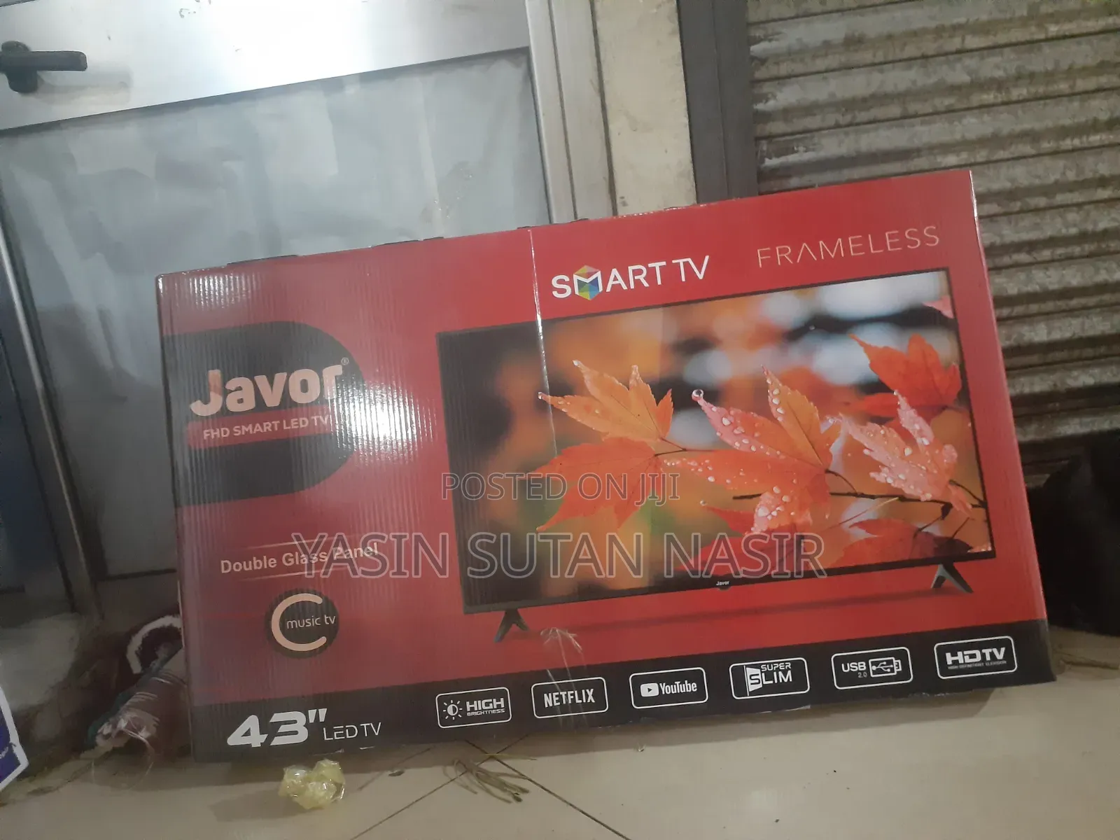 Doubl Glass FHD Smart Led TV