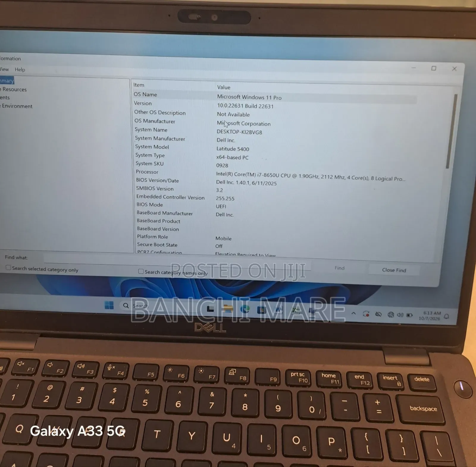 New Laptop Dell Latitude 5400 8GB Intel Core i7 SSD 256GB