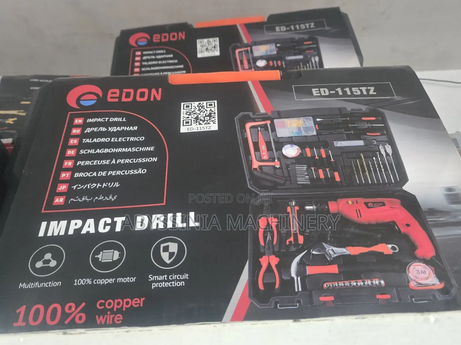 EDON Impact Drill – Powerful & Complete Tool Kit