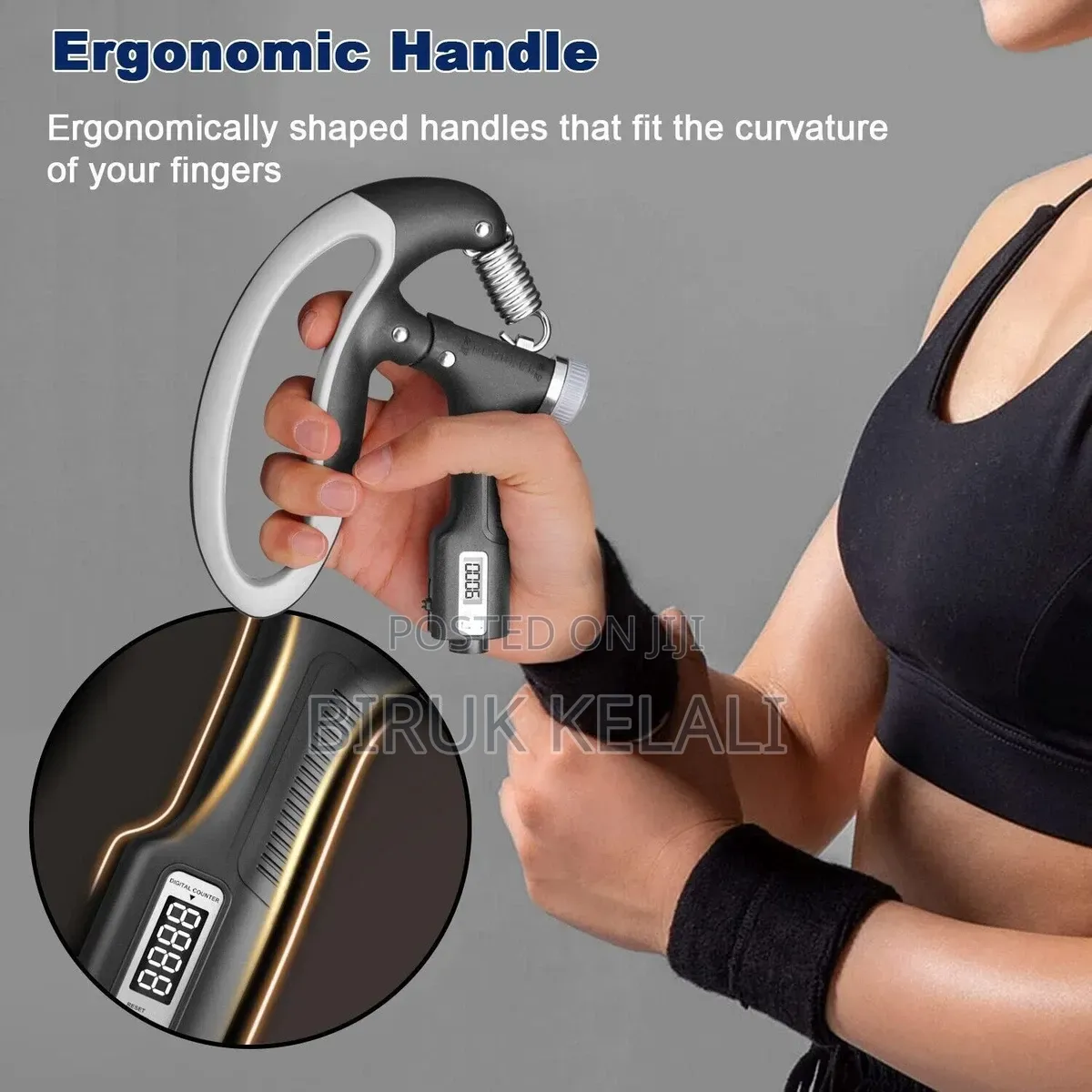 Hand Power Trainer Grip Strength Gripper Strengthener Adjustable