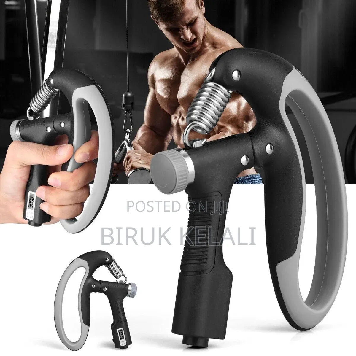 Hand Power Trainer Grip Strength Gripper Strengthener Adjustable