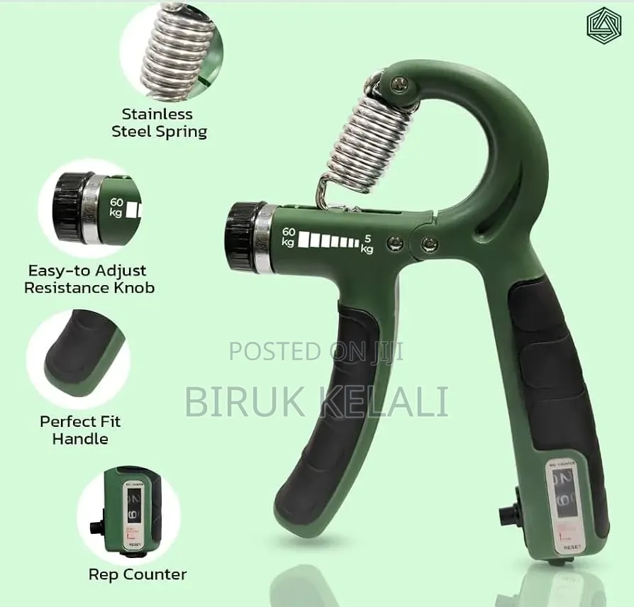 Adjustable Hand Grip Strengthener With a Built-in Mechanical