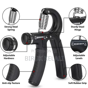 Adjustable Hand Grip Strengthener With a Mechanical Rep Counter