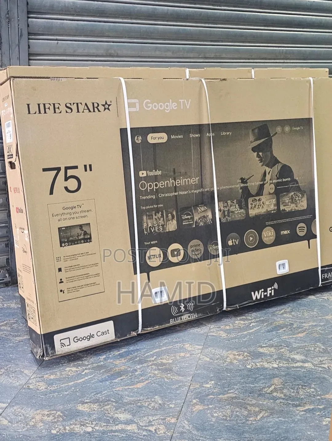 Lifestar 75inch Smart 4k Utra TV