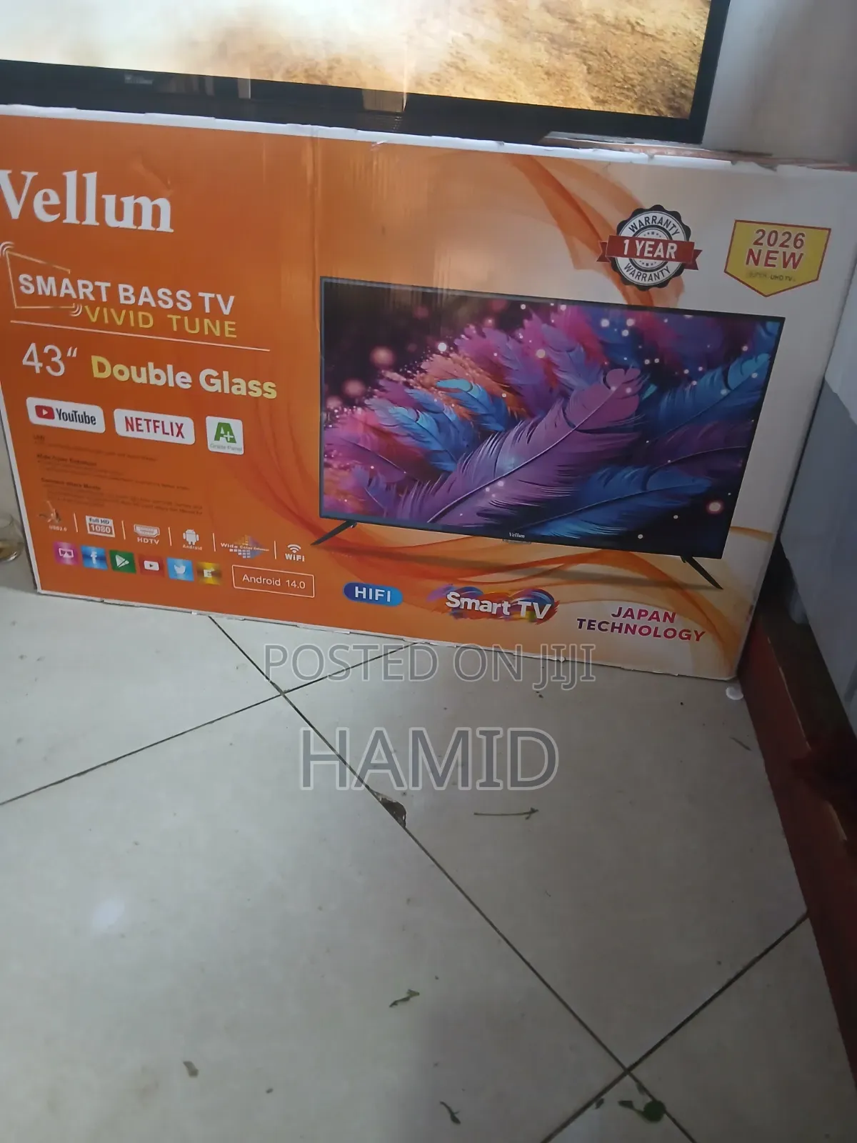 Vellume 43inch Smarttv
