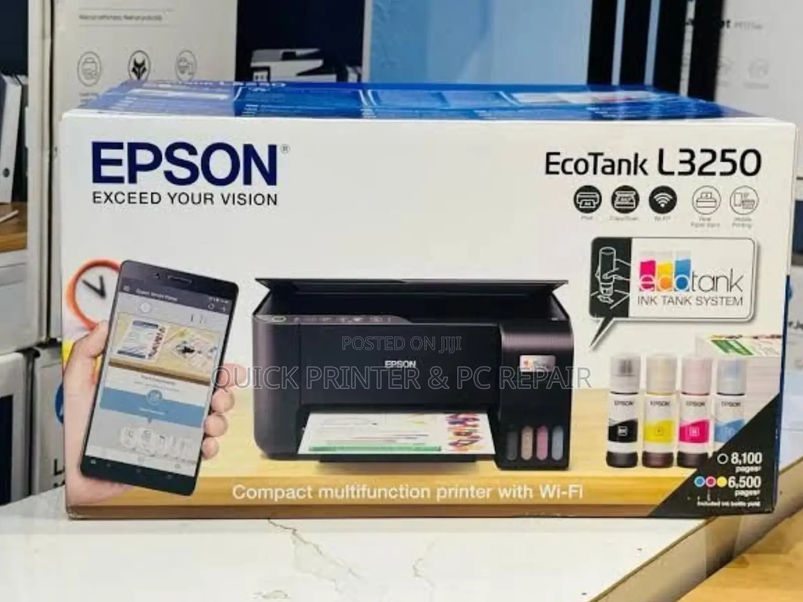 Epson EcoTank L3250 – Excellent Used Condition