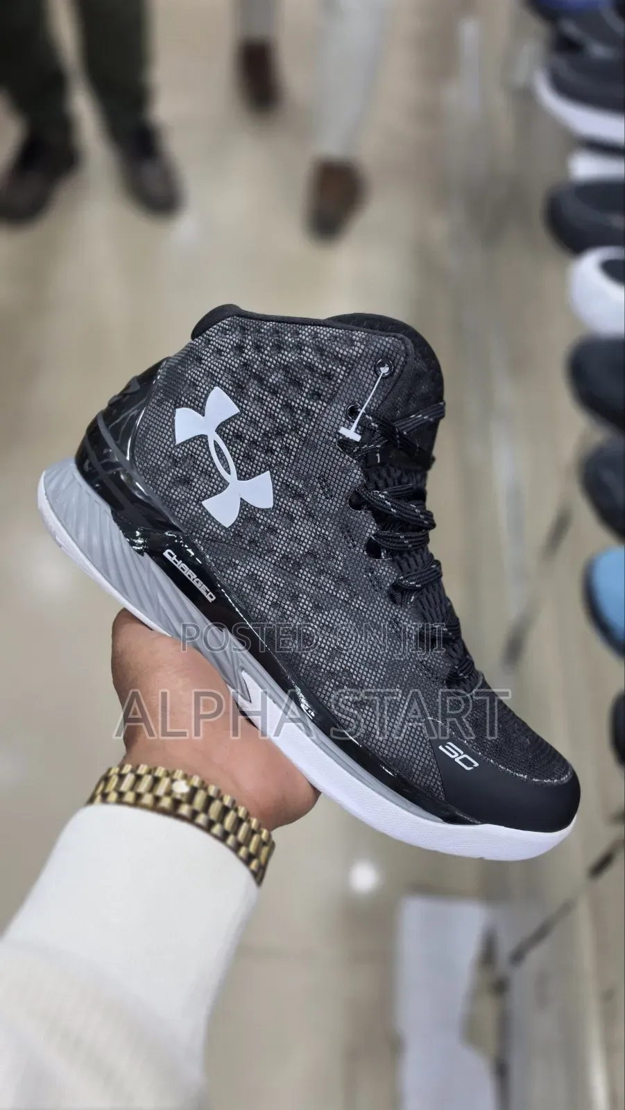 Under Armor 3D High Master Quality Basketball Shoes Made in Vietnam