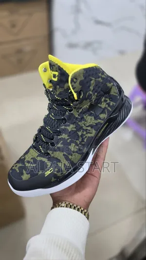 Under Armor 3D High Master Quality Basketball Shoes Made in Vietnam
