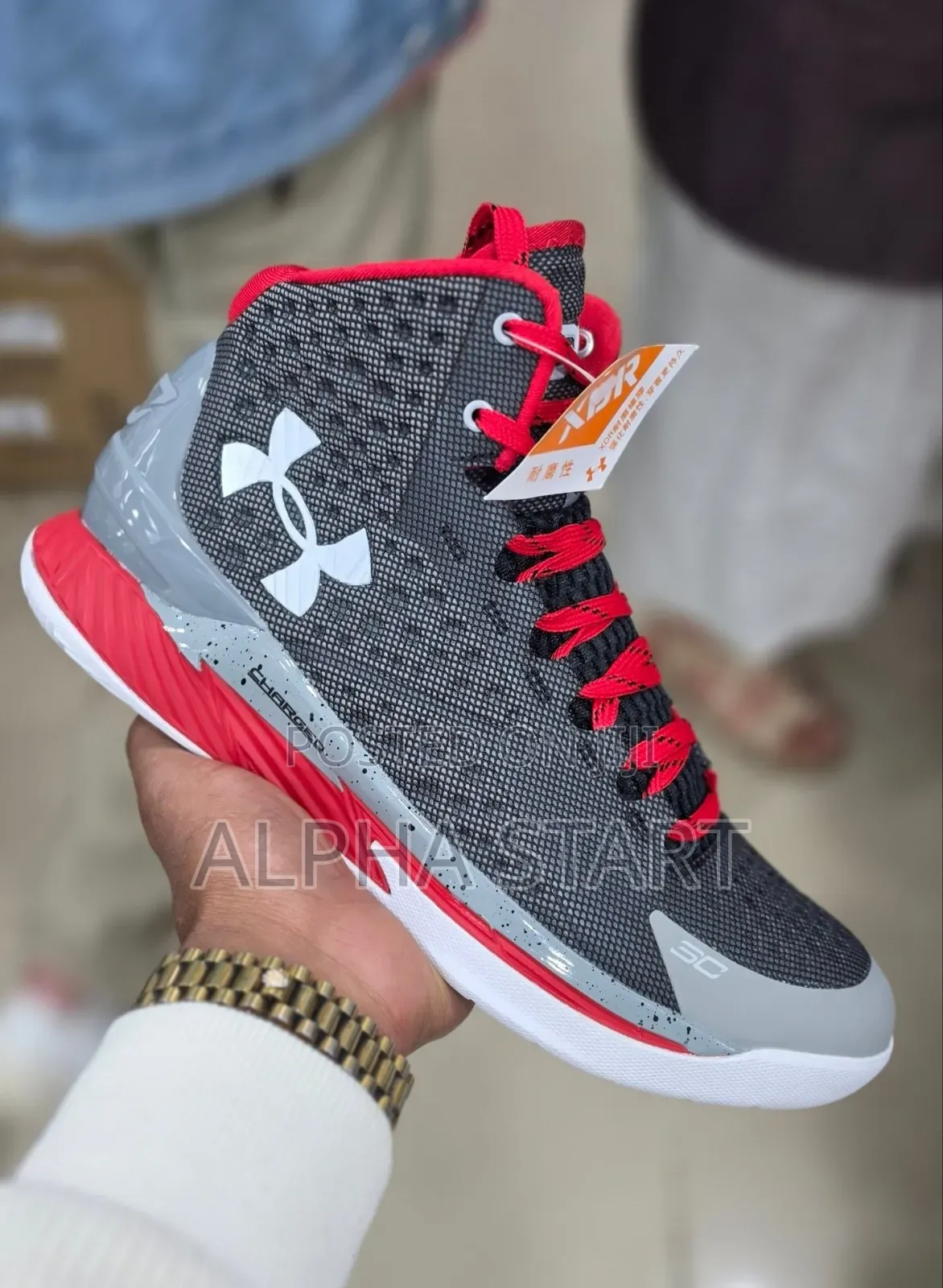 Under Armor 3D High Master Quality Basketball Shoes Made in Vietnam