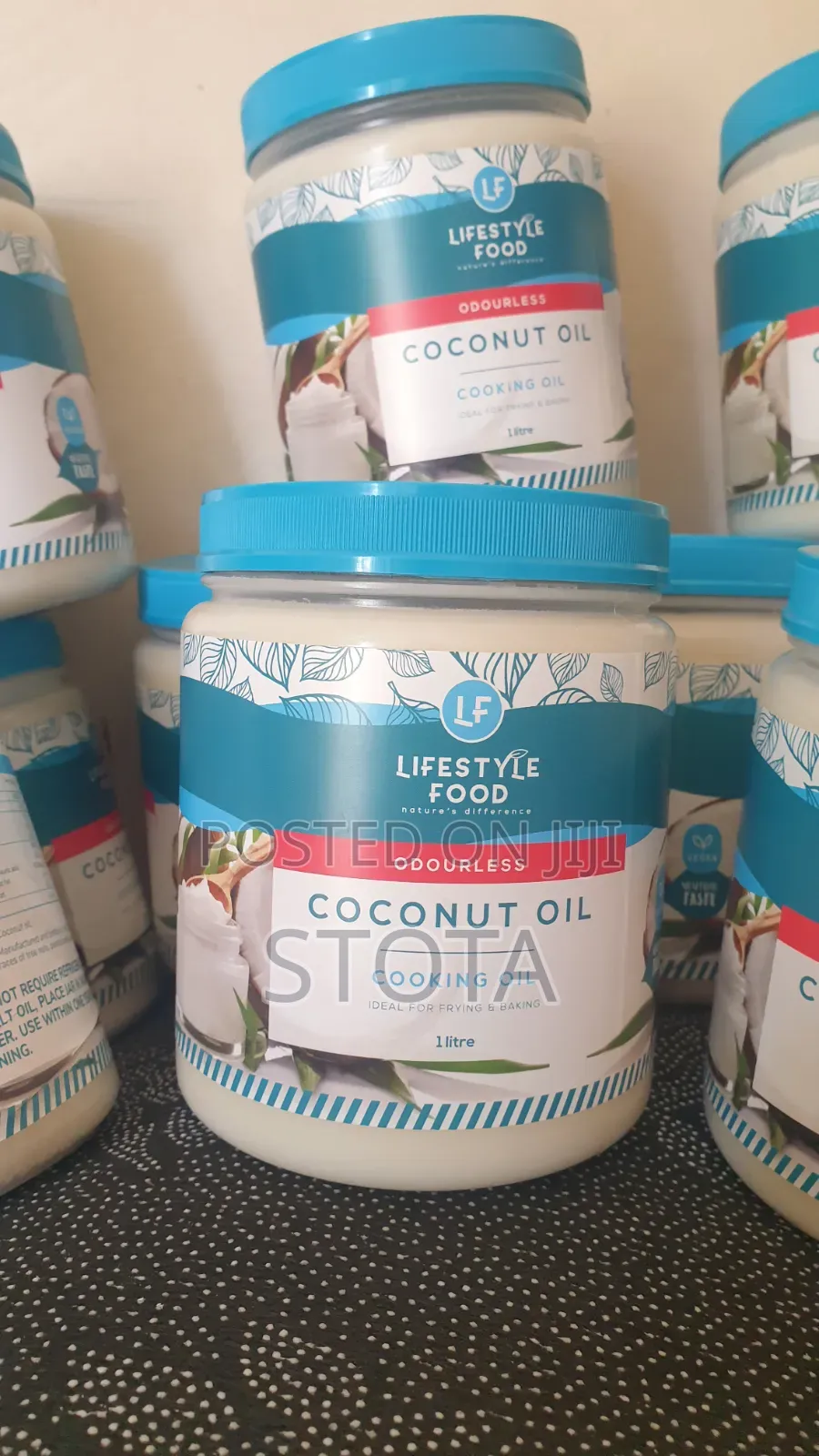 Oderless Coconut Oil, Cooking Oil 1 Liter for Frying and Baking