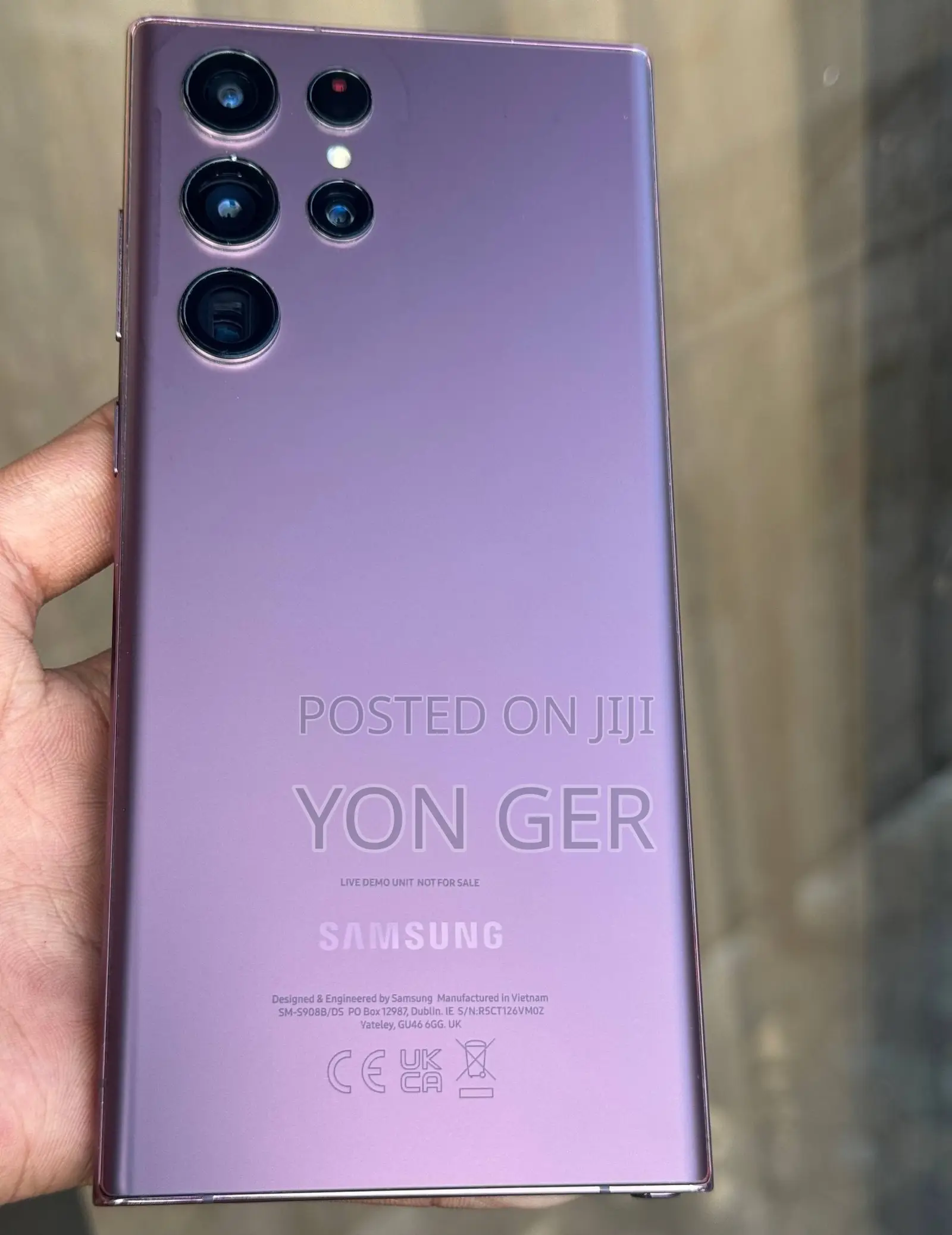Samsung Galaxy S22 Ultra 5G 128 GB Purple