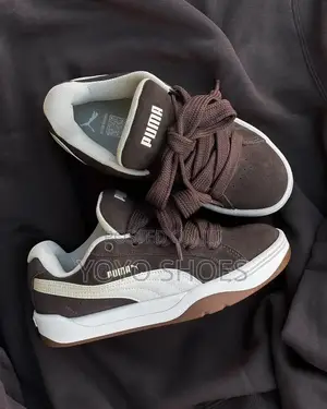 Puma Park Lifestyle Easy Suede Chocolate Brown Unisex Fashion Sneaker