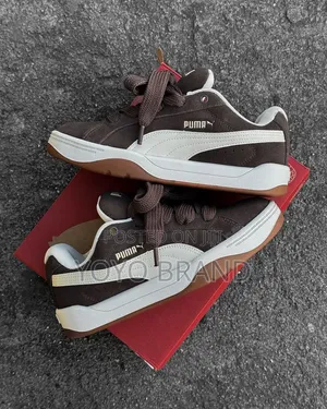 Puma Park Lifestyle Easy Suede Chocolate Brown Unisex Fashion Sneaker
