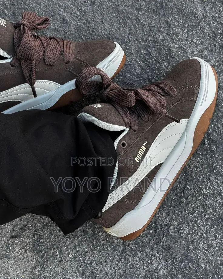 Puma Park Lifestyle Easy Suede Chocolate Brown Unisex Fashion Sneaker