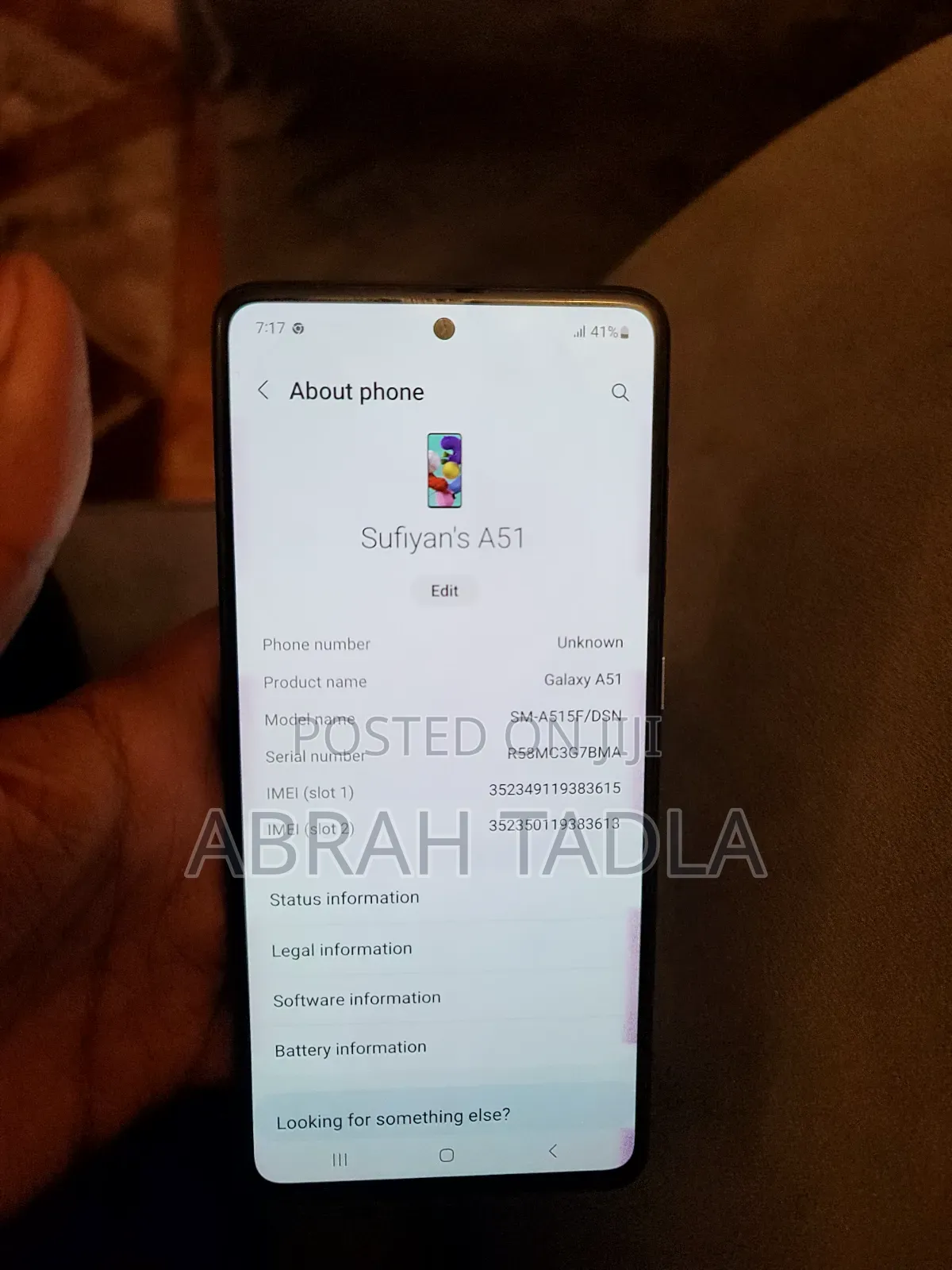 Samsung Galaxy A51 5G 128 GB Blue