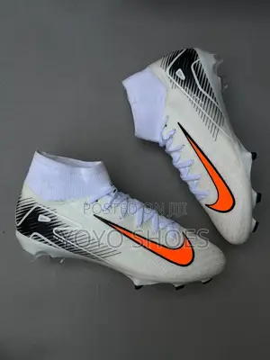 Nike Air Zoom Mercurial Superfly 10 Elite FG White,black/Bright Orange