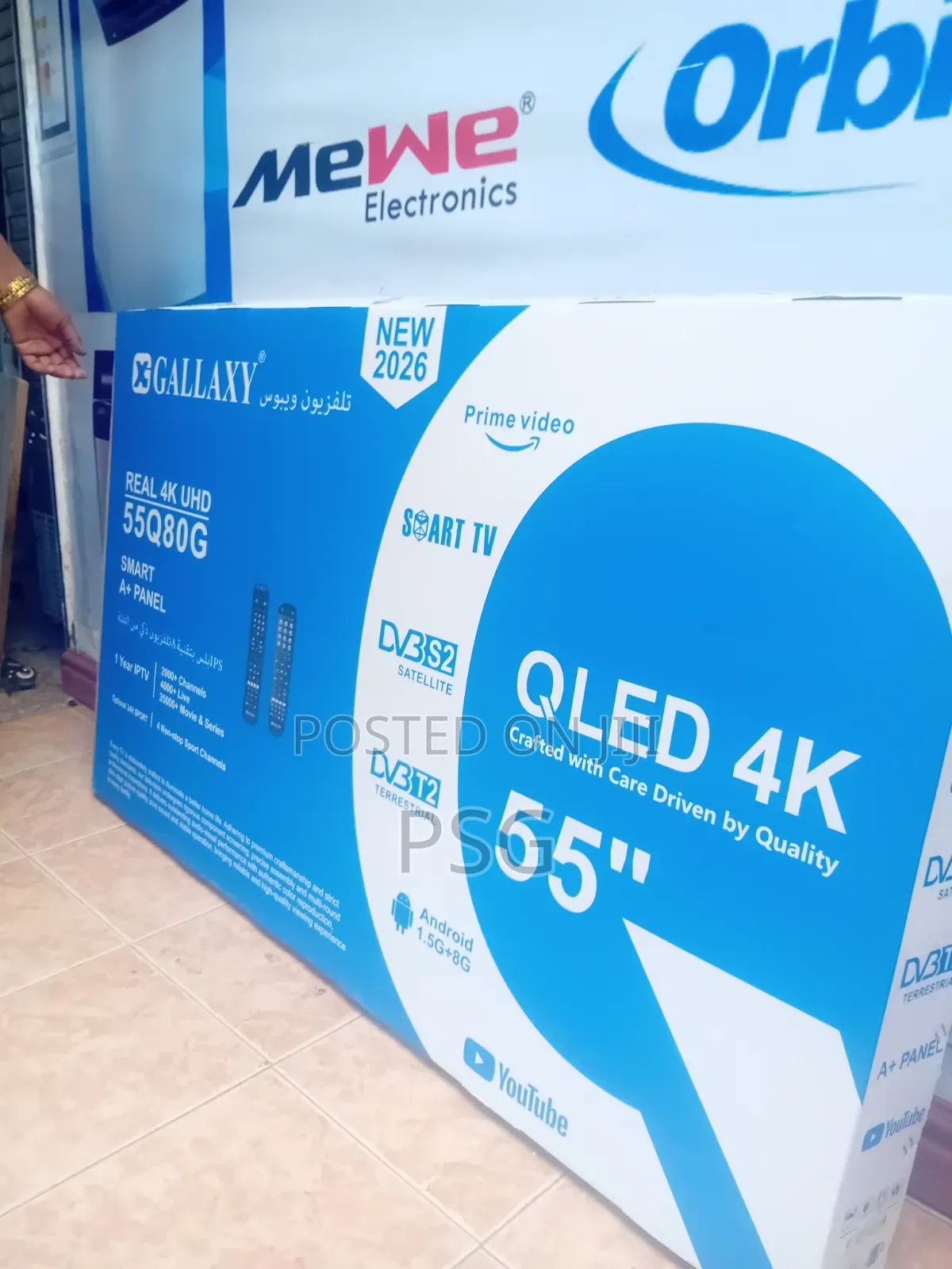 Gallaxy 55 Inche QLed Television